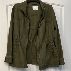 Old Navy Utility Jacket in Olive Green